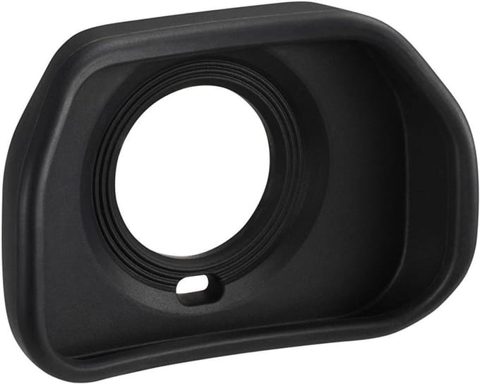 Oogschelp - Camera Eye Cup - Comfortabel Fotograferen - Zachte Rubber Coating - 13 x 6 x 4 cm - Zwart