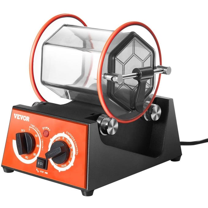 3kg Roterende Trommel Oppervlak Polijstmachine Sieraden Polijst Afwerking Machine Edelsteen DIY