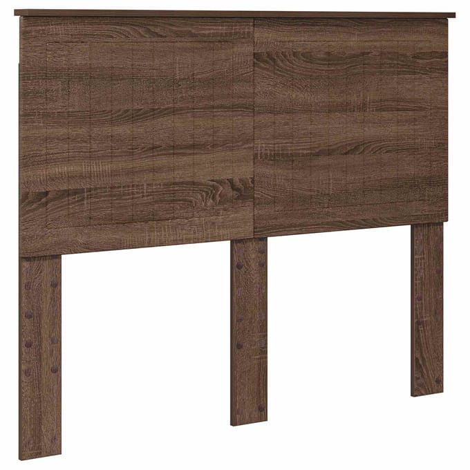 vidaXL Hoofdbord Bruin Eiken Bewerkt hout