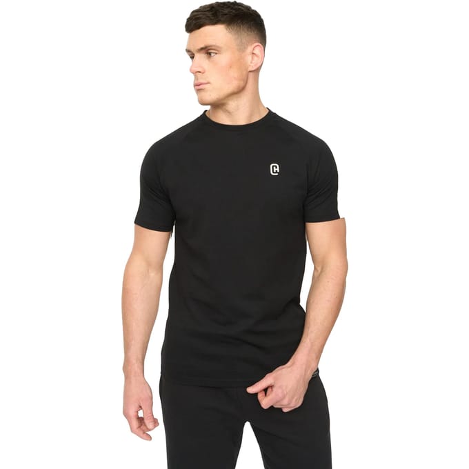 Crosshatch Heren Cresswill T-Shirt (Zwart)