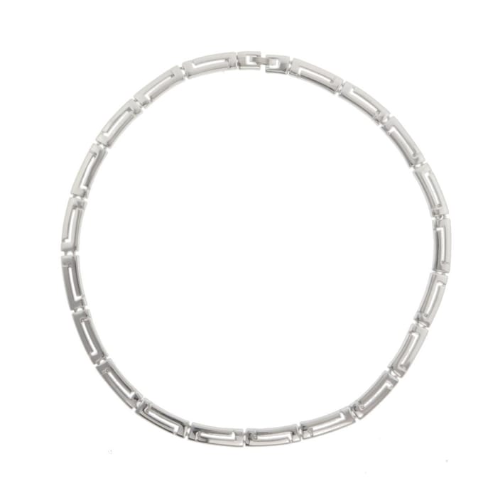 Behave - Zilver kleurige ketting - Minimalistisch dames design - Klassiek schakels design 45 cm