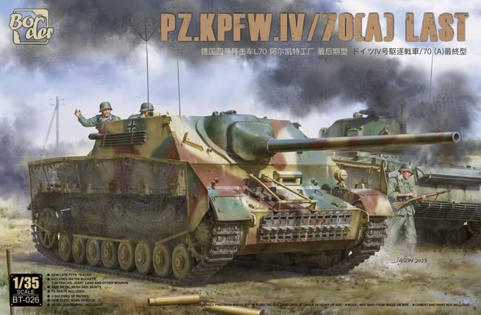 Border Model Modelbouwpakket Militaire voertuigen - BT026 Jagdpanzer IV L/70(A) Last Plastic - 1:35 - Modelbouw