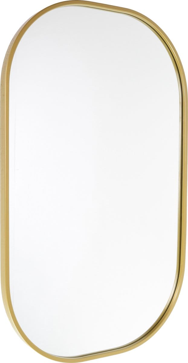 Fragix Iris Spiegel Ovaal - Goud - Metaal - 80x50