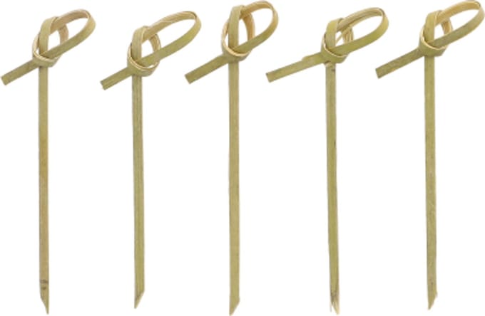 250 Fingerfood prikkers pure 6 cm Knot