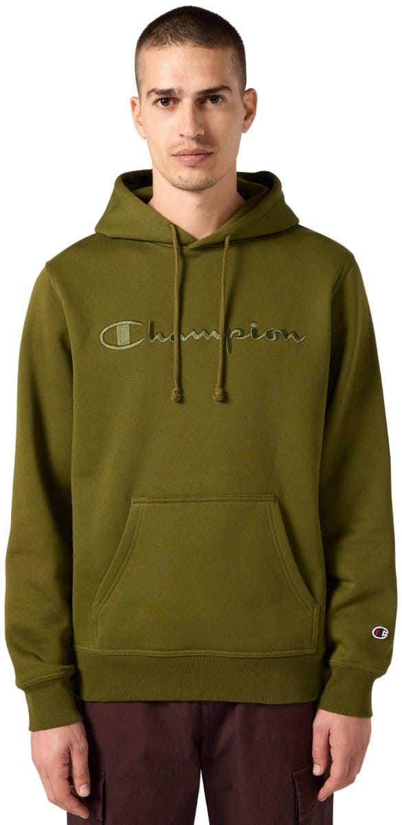 Champion Hooded Sweatshirt Heren Olijfgroen - Maat M