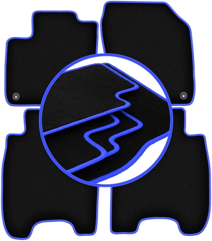 CARLUX-BLUE automatten voor: Honda Civic IX hatchback (2012-)