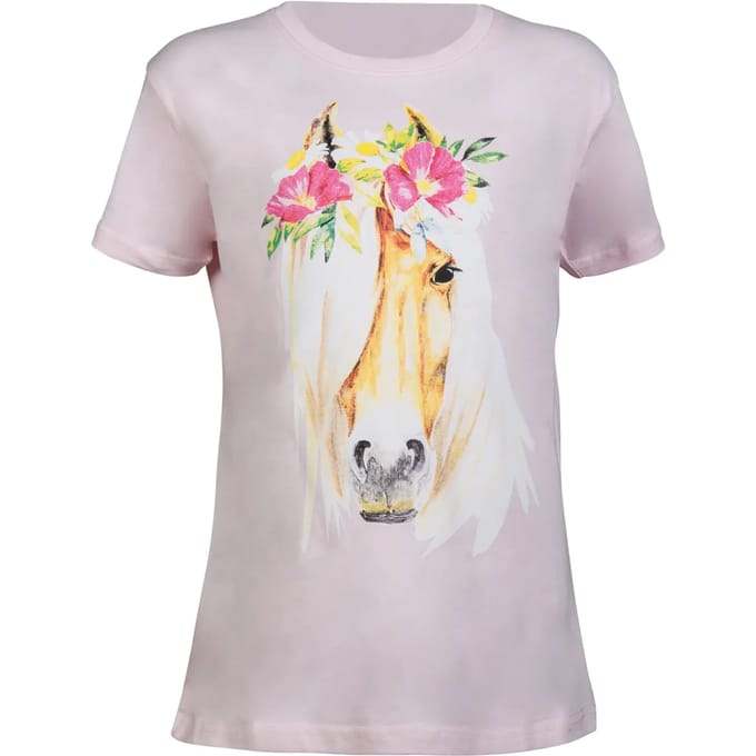 T-shirt meisje HKM Flower Horse