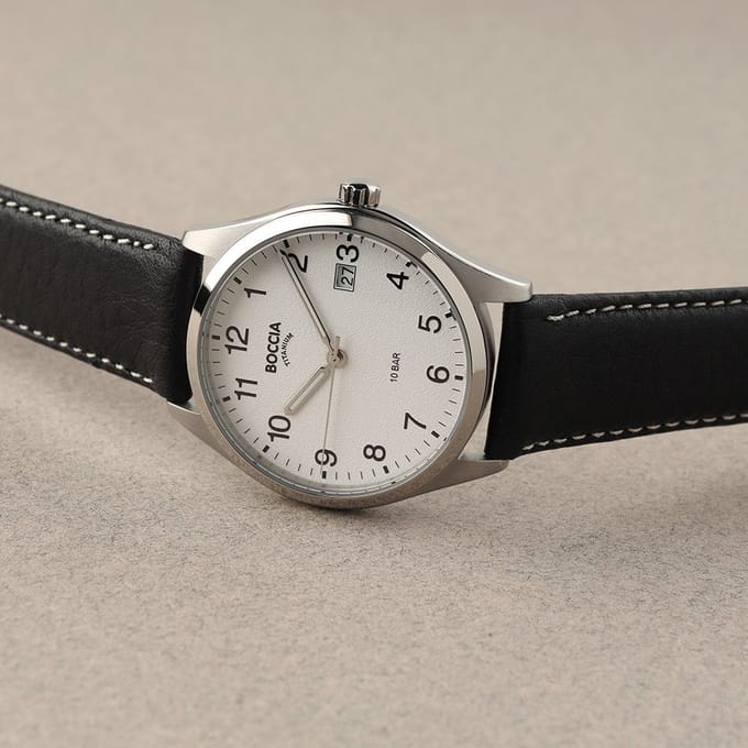 Boccia Titanium 3669-01 Heren Horloge