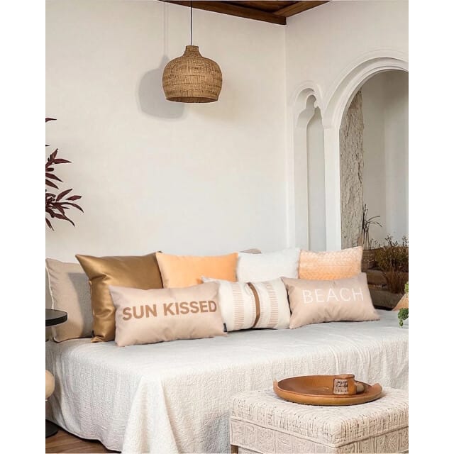 NOVÉE Sierkussen pluche boter | 45 x 45 cm | polyester