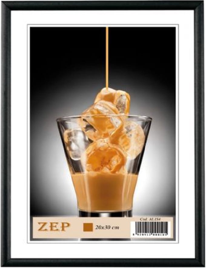 ZEP Basic zwart 10x15 aluminium lijst            AL1B1