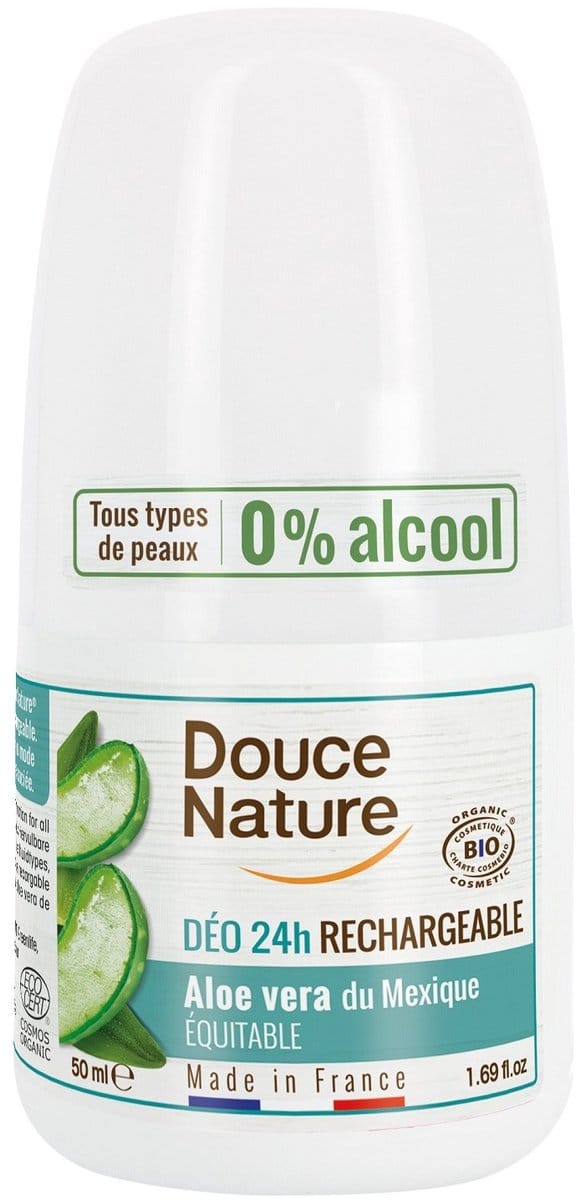 Douce Nature Deodorant roll on aloe hervulbaar 50 Gram