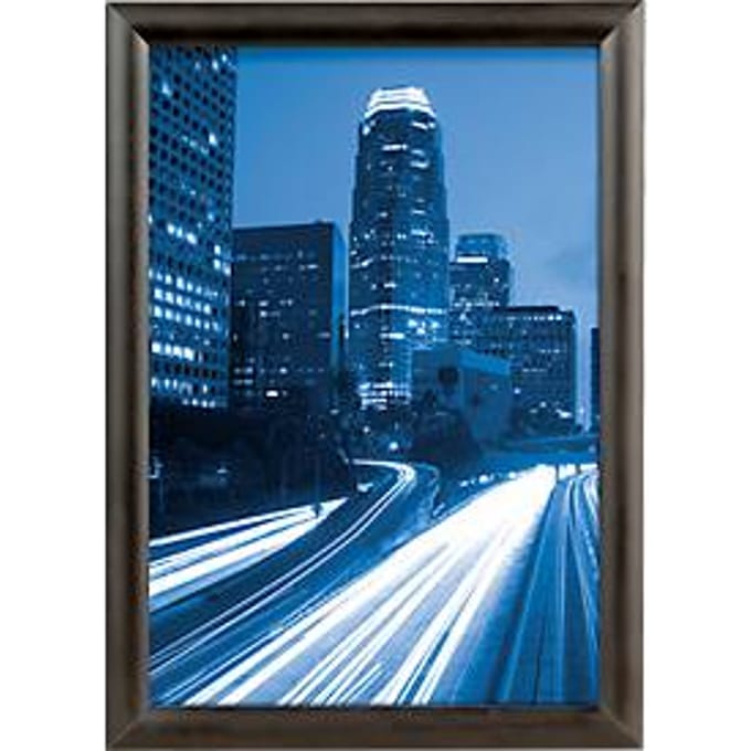 Update Display EasyFix kliklijst, DIN A2, 25 mm profiel, verstek, zelfklevend, wandmontage, gitzwart RAL 9005