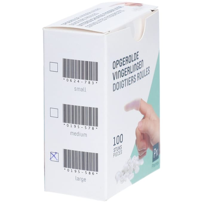 Pharmex Vingerling Opgerold L 100 Vingerhoed