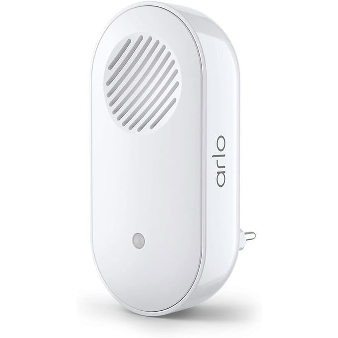Arlo deurbel gong (chime) - Deurbel GONG - Arlo Gecertificeerd Accessoire - draadloos audio alarm, instelbare melodie, sirene - Compatible met Arlo Essential Video Deurbel (draadloos en bedraad) - AC2001-100PES