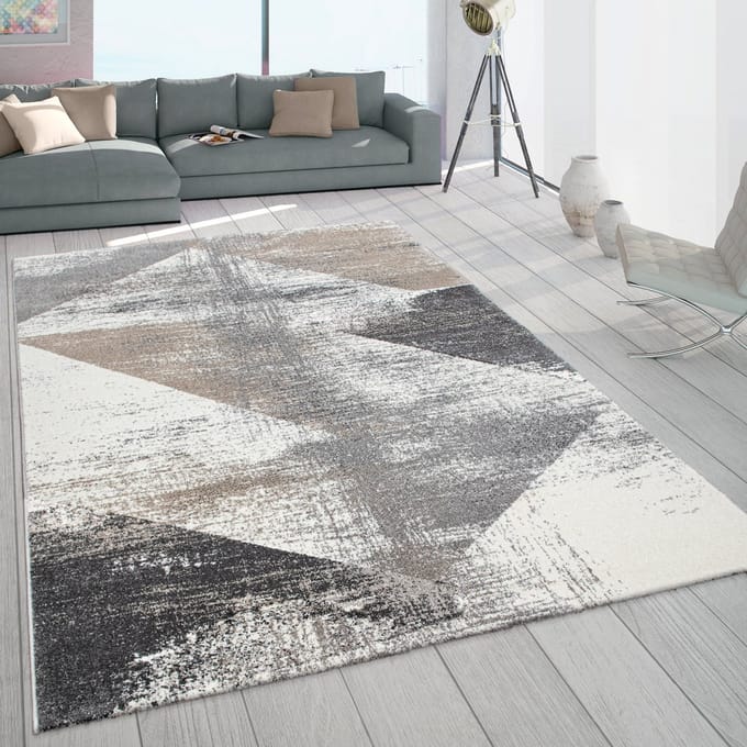 Flycarpets Laagpolig Meriza Vloerkleed - Grijs