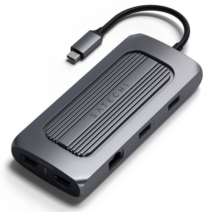 Satechi USB-C Multiport MX Adapter - Grijs