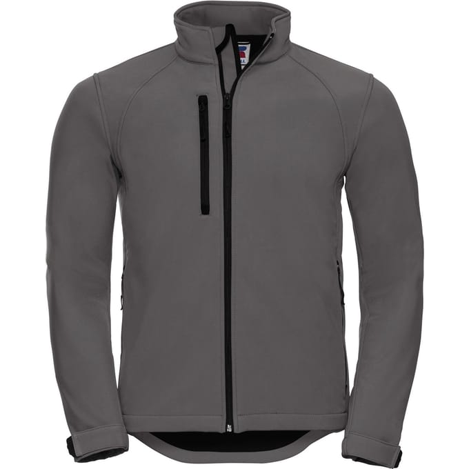 Russell Heren waterbestendig & winddicht Softshell-jasje (Titanium)