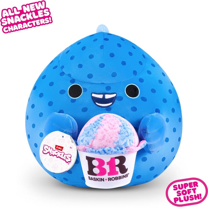 Snackles Gelicentieerde Serie 3 knuffel van 35 cm (OLIVIA)