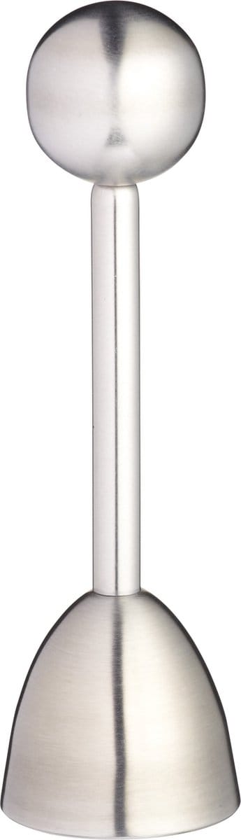 KitchenCraft MasterClass Eiertopper - Roestvrij Staal ‎4,2 x 4,2 x 13,7 Centimeter Zilverkleurig