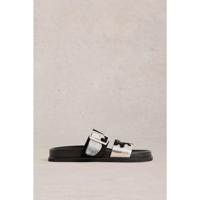 White Stuff Whitney Western Slider Black Multi Taglia: 3 | Infradito Outlet | Donna | Nero