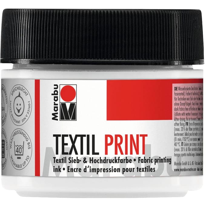 Marabu Textiel Print - Titaanwit
