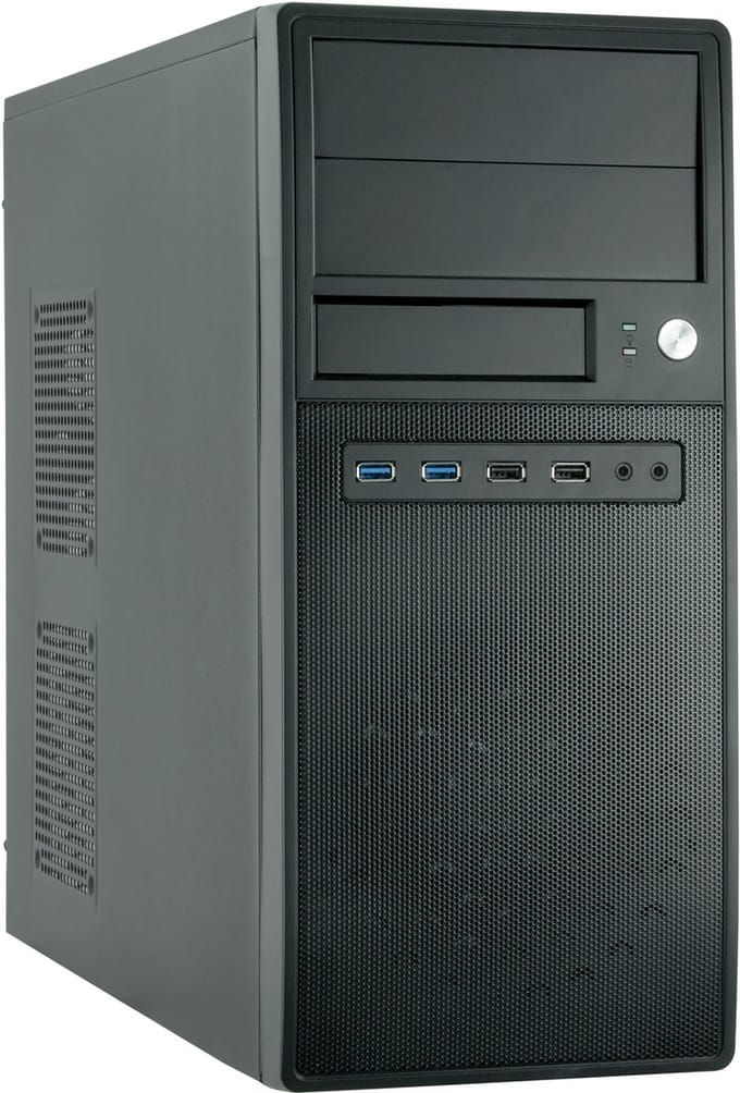 Chieftec CG-04B-OP computerbehuizing Midi-Toren Zwart