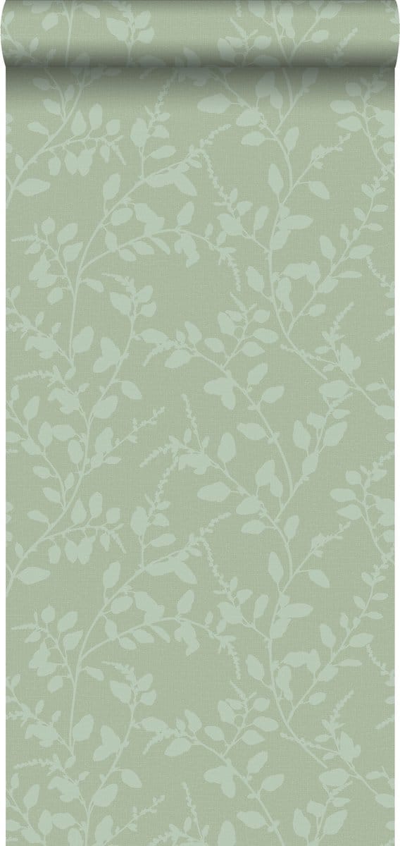 ESTAhome behang bladmotief groen - 53 cm x 10.05 m - 148731