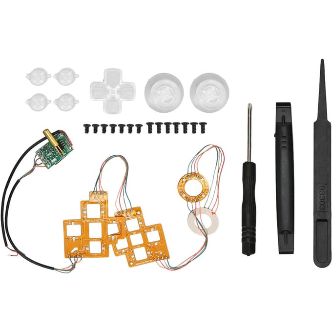 Gamepad Sfeerverlichting Kit Innovatieve Stijlvolle Decoratieve Controller DIY Achtergrond Sfeerverlichting voor PS4 Gamepad white