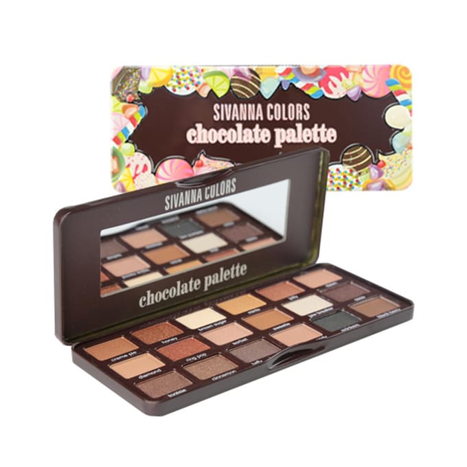 SIVANNA COLORS Chocolate Palette 26 g. - HF7006 26 g. black