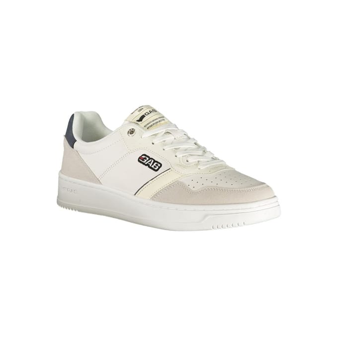 Gas Witte Polyester Heren Sneaker