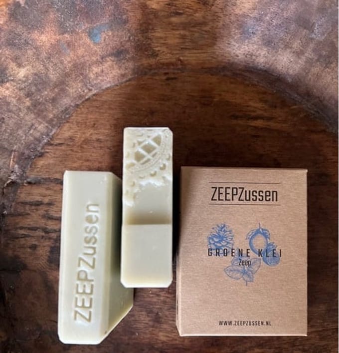 ZEEPZussen - Zeep - Groene Klei - Cadeau