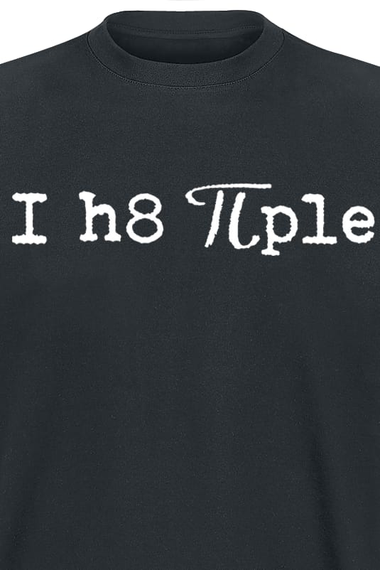 Sprüche - Fun T-shirt - I Hate People - M tot 4XL - voor Mannen - zwart