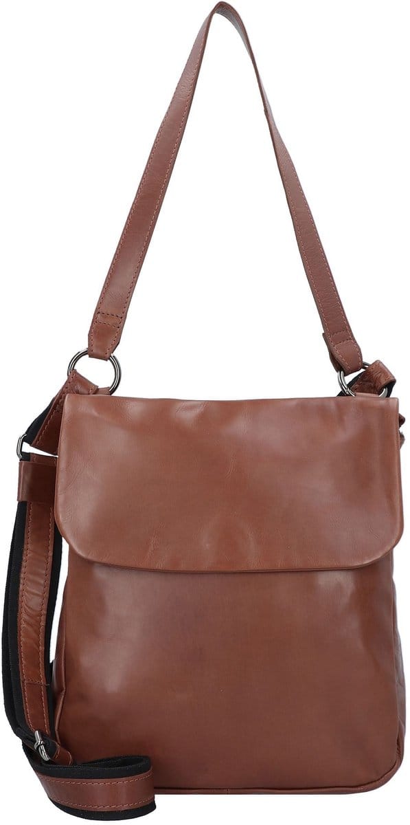 HAROLD'S Leren schoudertas Caugio Handbag Double Up Cognac bruine