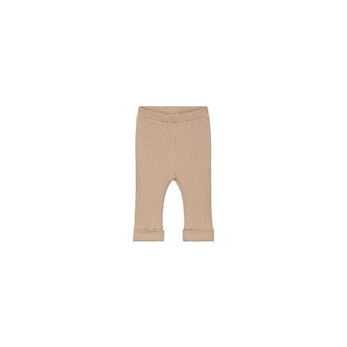 Prénatal newborn broek rib Soft Taupe Brown 68 unisex