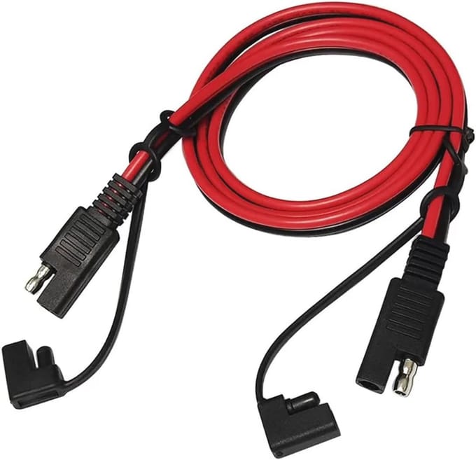 SAE Aansluitkabel 3m - 2-polig, 14 AWG met Stofkap