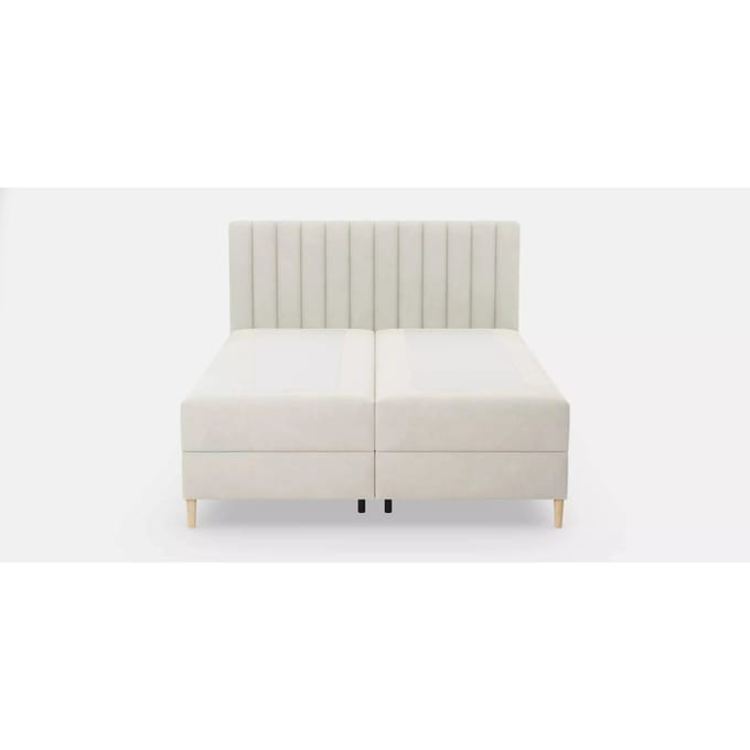 Boxspring Tassos velvet met opbergruimte 160 x 200 cm | NADUVI Collection