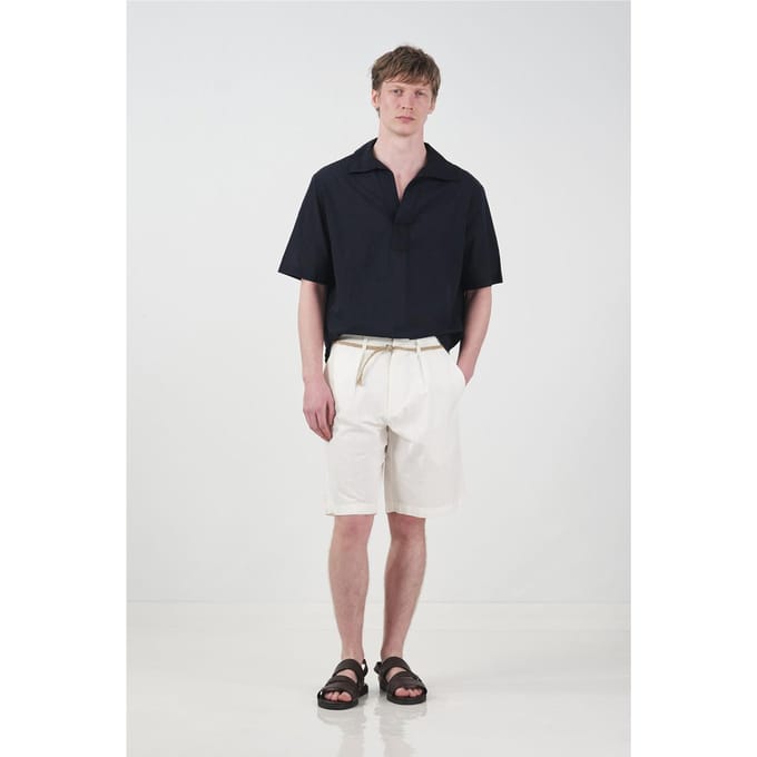 Midden Taille Relaxed Fit Geweven Tailored Shorts