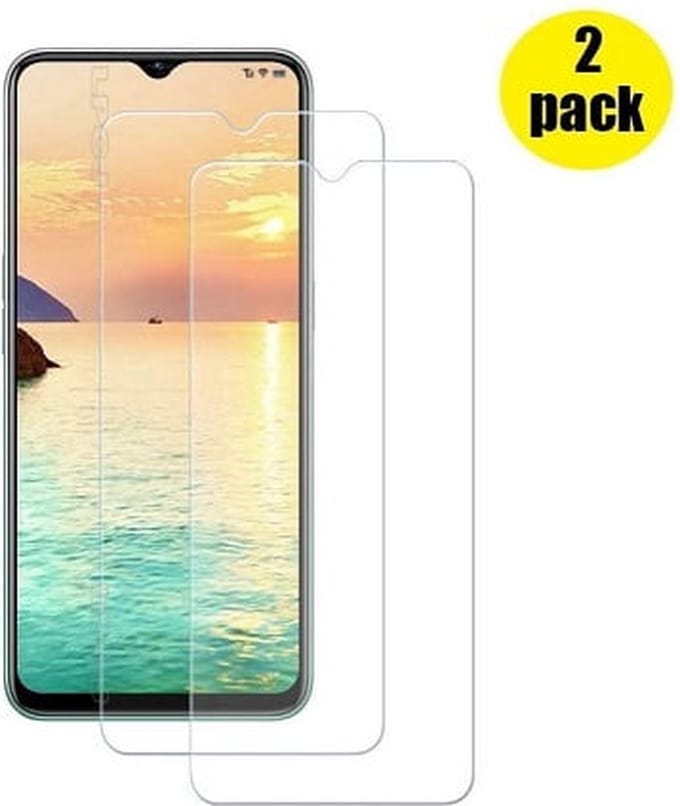 LuxeBass Screenprotector geschikt voor OPPO A9 (2020) [ 2 Pack ] - glas scherm - bescherming