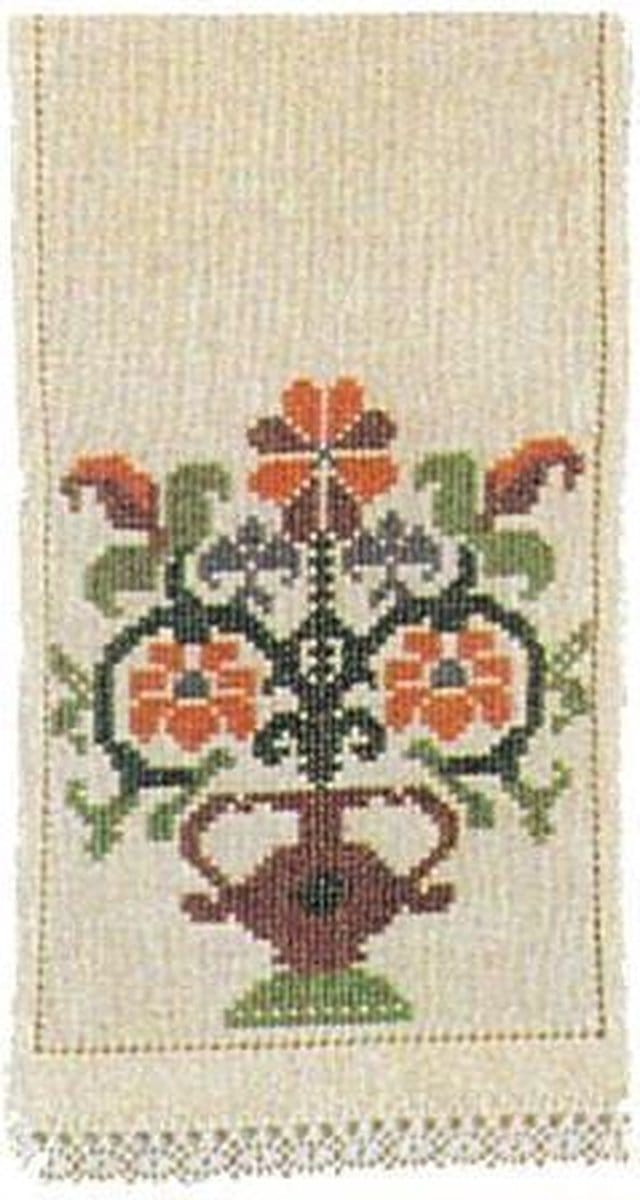borduurpakket 13004 klokkenkleedje, vaas
