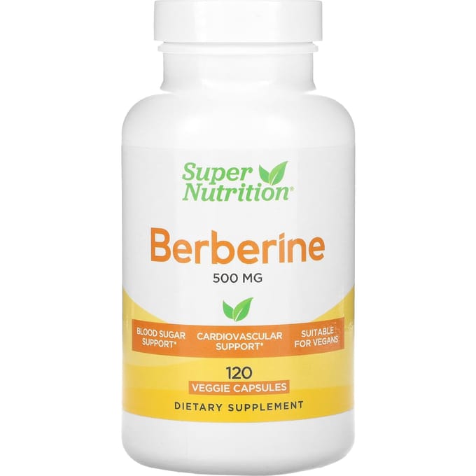 Berberine Hci, 500Mg, 120 Veggie Capsules