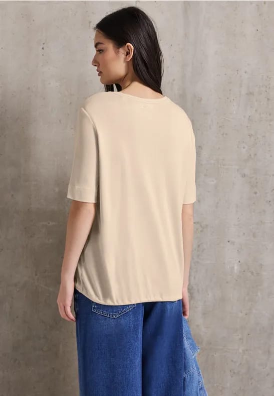 Zacht Shirt met trekkoord