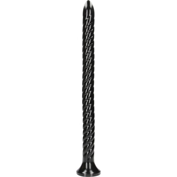 Shots - Ouch! OU842BLK - Swirled Anal Snake - 20''/ 50 cm - Black