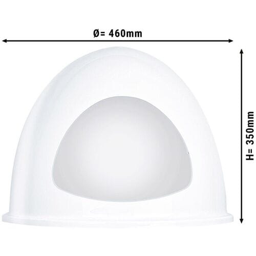 GGM Gastro Deckel aus Plexiglas für Eierwärmer - weiß matt