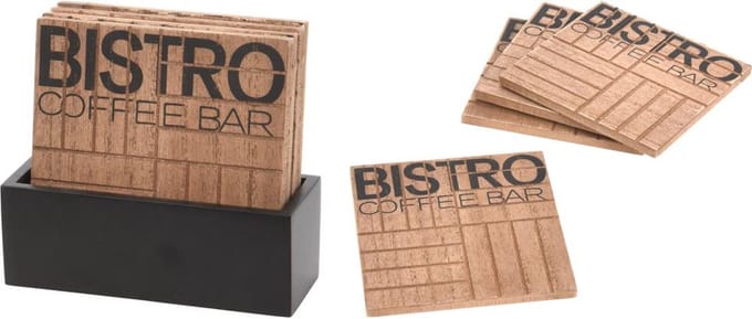 Onderzetterset Bistro 11,5x4,5x10cm