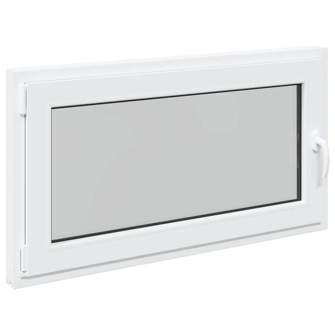 vidaXL - Kleur - binnenkant - kelderraam - Wit - RISOR - 110 - x - 70 - cm
