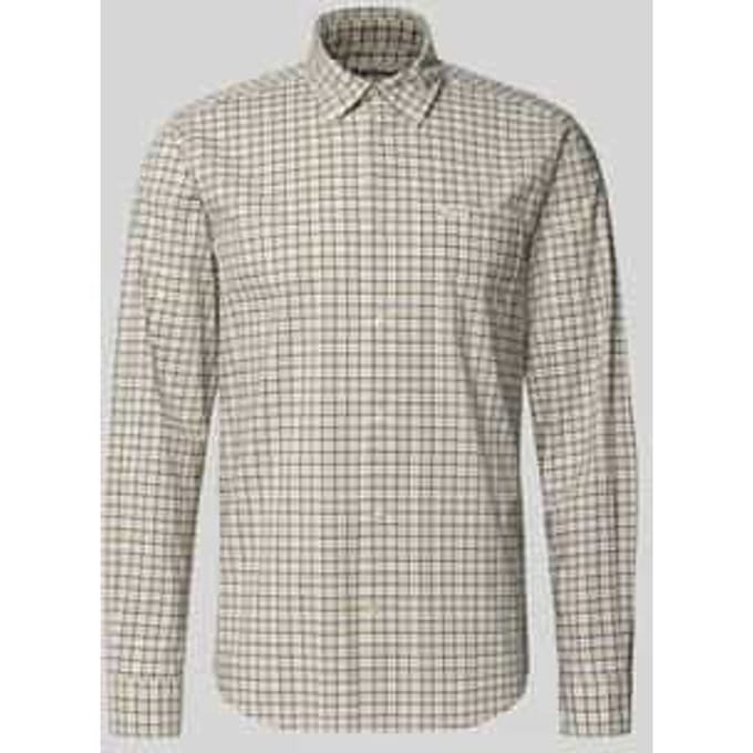 Regular fit vrijetijdsoverhemd van katoenmix model 'LOMOND'