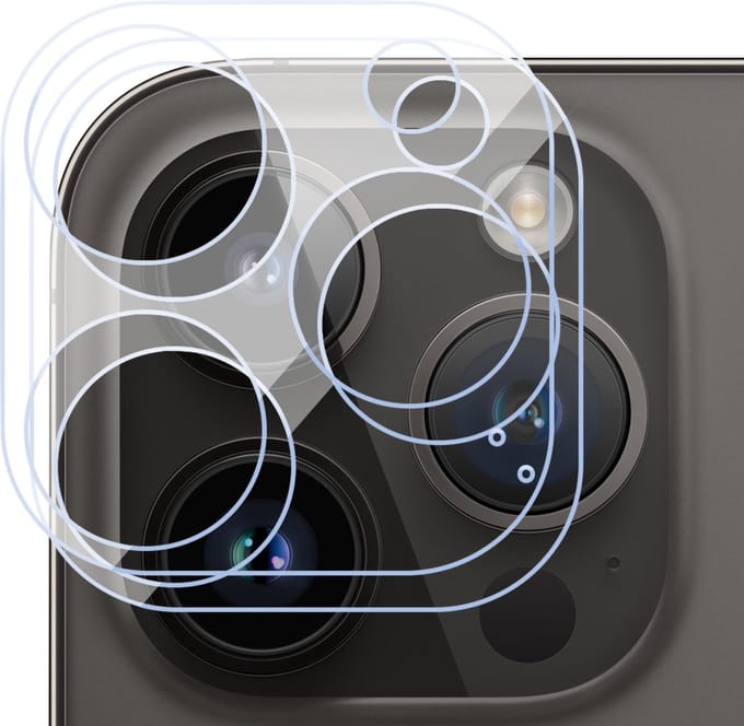 Camera Screenprotector geschikt voor iPhone 14 Pro / 14 Pro Max - Gehard Glas Beschermglas Tempered Glass Screen Protector - 2 Stuks