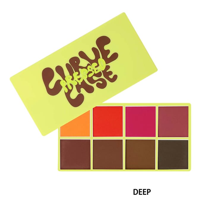Made By Mitchell Curve Case Pressed Powder Blusher Palette (Various Shades) - Deep