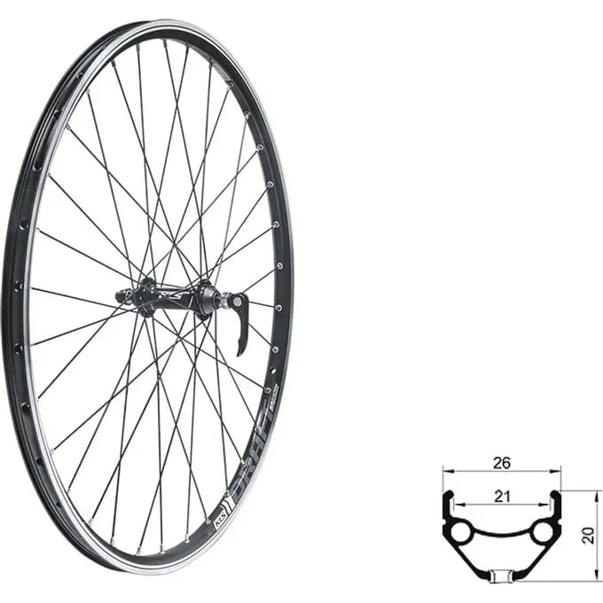 Voorwiel Kellys Draft V-Brake F