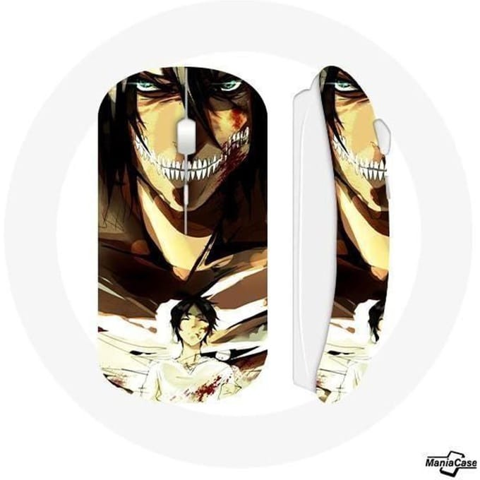 Eren Yeager Attack Anime-serie draadloze muis